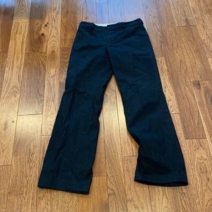BR black wool felt pants fully lined